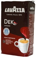 Кофе без кофеина Lavazza Dek Intenso молотый 250 г