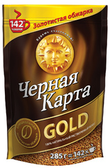 Растворимый кофе Черная карта Gold 285 г