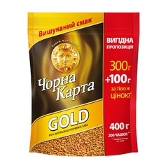 Растворимый кофе Черная карта Gold 400 г