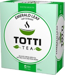 Зеленый чай Totti Emerlald Leaf 100  пакетиков 200 г